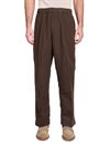 Knickerbocker - Park Cotton & Linen Pant - Brown