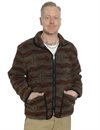 Knickerbocker - Reverse Zip Pile & Quilt Jacket - Brown