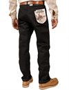  Lee - 101 50s Rider Jeans Dry Black Selvage Denim - 13oz 