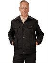 Lee - 101 Storm Rider Jacket Dry Black Denim - 13 oz
