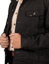 Lee - 101 Storm Rider Jacket Dry Black Denim - 13 oz