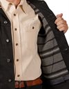 Lee - 101 Storm Rider Jacket Dry Black Denim - 13 oz