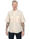Levis Vintage Clothing - Diamond Shirt - Melon Orange/White