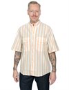 Levis Vintage Clothing - Diamond Shirt - Melon Orange/White