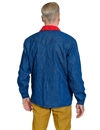 Levis Vintage Clothing - Sherpa Car Coat - Blue/Red