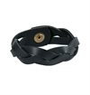 Lone Wolf Leathergoods - Trick Braided Wristband - Black
