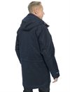 Manifattura Ceccarelli - Long Mountain Jacket Waxed Canvas - Navy