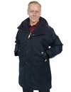Manifattura Ceccarelli - Long Mountain Jacket Waxed Canvas - Navy