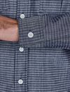 Mister Freedom - Homesteader Shirt - Indigo Jacquard
