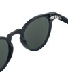 Monokel Eyewear - Forest Black Sunglasses - Green Solid Lens