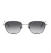 Monokel Eyewear - Otis Silver Sunglasses - Grey Gradient Lens