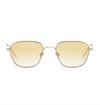 Monokel Eyewear - Otis Silver Sunglasses - Yellow Gradient Lens