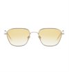 Monokel Eyewear - Otis Silver Sunglasses - Yellow Gradient Lens