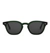 Monokel Eyewear - River Bottle Green Sunglasses - Grey Solid Lens 