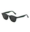 Monokel Eyewear - River Bottle Green Sunglasses - Grey Solid Lens 