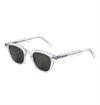 Monokel Eyewear - River Crystal Sunglasses - Green Solid Lens 