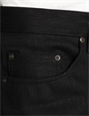 Naked & Famous - Weird Guy Shinigami Black Selvedge Jeans - 18 oz