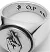 O.P Jewellery - Fingers Crossed Signet Ring - Silver