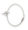 O.P Jewellery x Ragnar Persson - Skata Feather Silver Brecelet