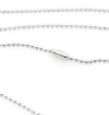 O.P Jewellery - Ball Chain Silver Necklace