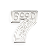 O.P Jewellery - Lucky Number Seven Silver Pin