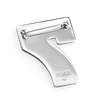 O.P Jewellery - Lucky Number Seven Silver Pin