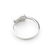O.P Jewellery - Square Silver Ring