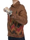 OTRA - Navajo Leather Jacket - Cognac