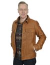 OTRA - Wayne Leather Jacket - Cognac