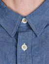 Omoto Denim - 5017 High Density 5 oz Chambray Work Shirt - Blue