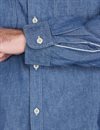 Omoto Denim - 5017 High Density 5 oz Chambray Work Shirt - Blue