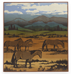 Pendleton---Artist-Collection-Wool-Blanket---Shadow-Mountain