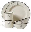 Pendleton - Camp Enamelware Dishes - Ivory