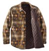 Pendleton - Harding Jacquard Quilted Shirt Jacket - Tan
