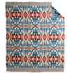 Pendleton - Harding Star Fringed Throw - Royal Blue