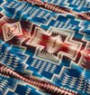 Pendleton - Harding Star Fringed Throw - Royal Blue