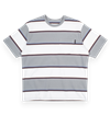 Pendleton - Heavyweight Striped Tee - White / Grey
