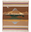Pendleton - Jacquard Unnapped Wool Blanket - Glacier Peaks