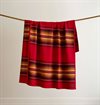Pendleton - Serape Wool Blanket - Scarlet