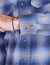 Pendleton - Wyatt Western Shirt - Marine Blue/Royal Ombre