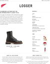 Red Wing Shoes 4501 8-inch Logger Boots - Black Oil Slick