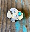 Red Rabbit - Year of the dog Pin
