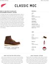 Red Wing Shoes 8836 6-inch Classic Moc Toe Boots - Chocolate Muleskinner