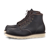 Red Wing Shoes 8849 6-inch Moc Toe - Black Prairie Leather 