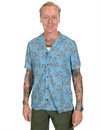 Reyn Spooner - Hawaii Recalls Pareo Camp Shirt - Adriatic Blue