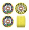 Santa Cruz - Claus Grabke Blacklight Lightups 78a Yellow Slime Balls - 60mm