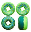 Santa Cruz - Slime Balls Double Take Vomit Mini Green/Black Skateboard Wheels 97