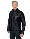 Simmons Bilt - Tail Gunner Horsehide Leather Jacket - Milan Black