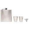 Society - Flask and Shot Glass Set - Stainless Steel 