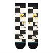 Stance - Peanuts Checked Crew Sock - Black